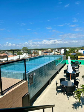 Flat com Rooftop no Centro de Porto